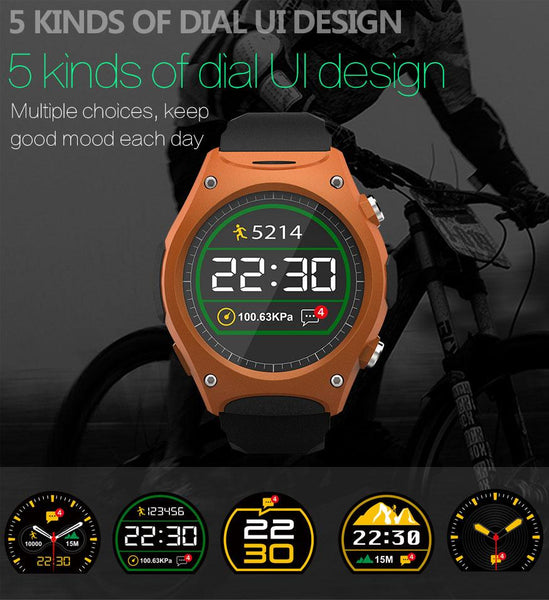 New Heart Rate Passometer Activity Tracker Time Sport Bluetooth Smart Watch for IOS Android