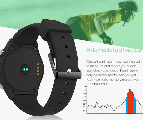 New Heart Rate Passometer Activity Tracker Time Sport Bluetooth Smart Watch for IOS Android