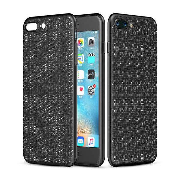 New Stylish Luxury Thin Plaid Dirt-Resistant Case Back Cover for Apple iPhone 7 & 7 Plus