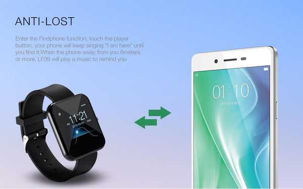 New Bluetooth Smart Watch with Leather & Silicone Band for IOS Android Smartphone