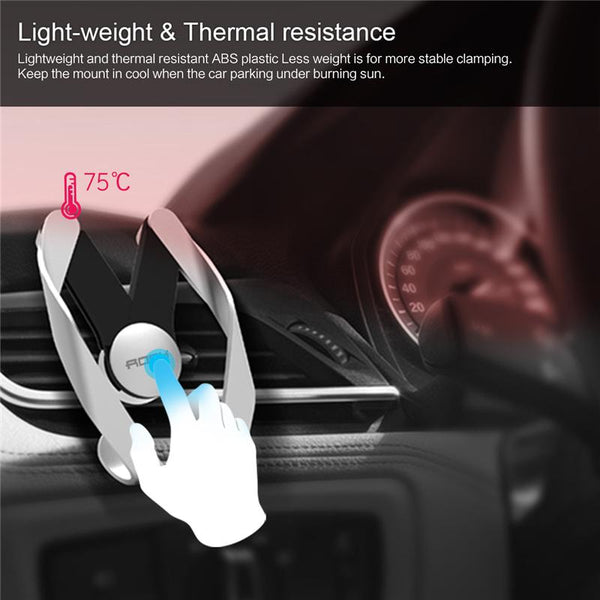 New Universal Compatibility Mobile Car Phone Holder Air Vent Mount Mobile Phone Stand Holder for iPhone Samsung Xiaomi HTC GPS