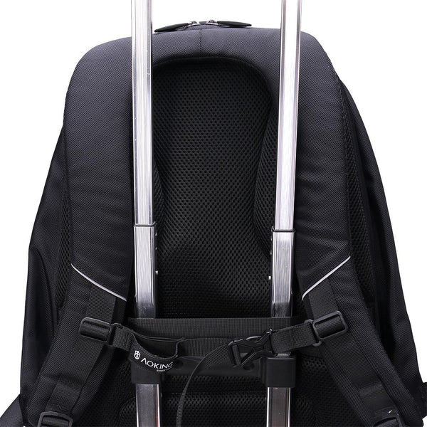 New Anti-Theft Water-Resistant Large Capacity Backpack with Reflective Tap & Battery Slot for USB Charging
