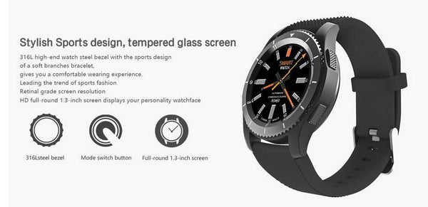 New Intelligent Sports Smartwatch with Call Message Reminder Heart Rate Monitor for Android IOS