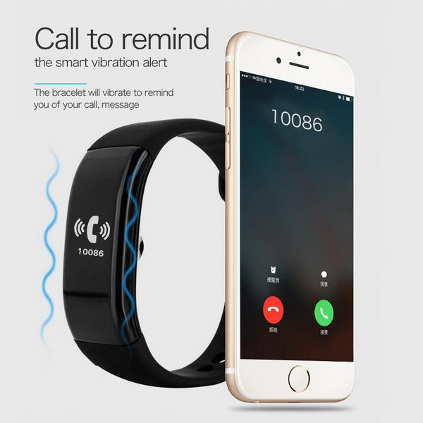 New Time Owner Smart Heart Rate Monitor Fitness Bluetooth Tracker Smart Bracelet Activity Tracker for iOS Android Smart Wristband.