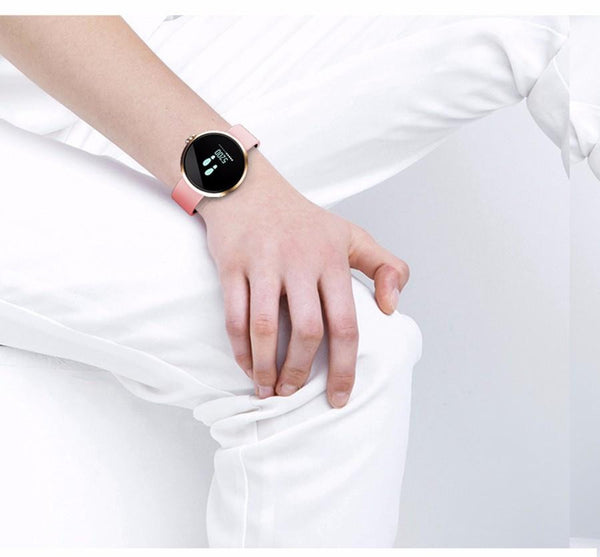 New Blood Pressure Round Bluetooth Fitness Wrist Watch  with Sleep Blood Pressure and Heart Rate Tracker.
