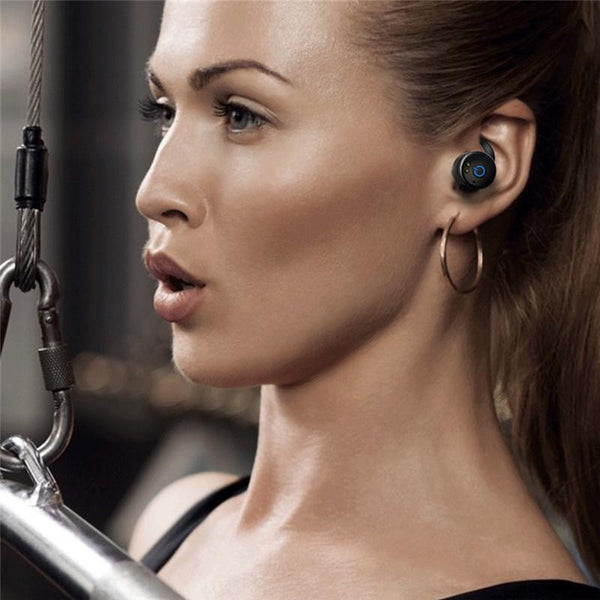 New Mini Wireless Bluetooth Earphones Sport Wireless Bluetooth Earbuds with Microphone and Charge Case