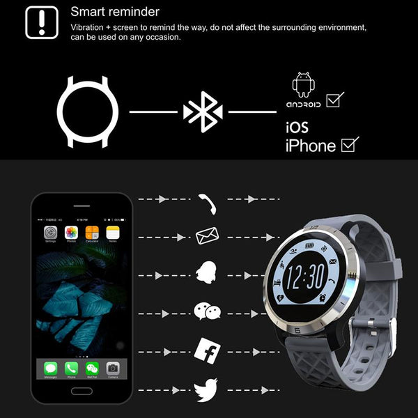 New Bluetooth Smart Watch Wristwatch for Android IOS Wearable Device Heart Rate Monitor Smartwatch Fitness Tracker