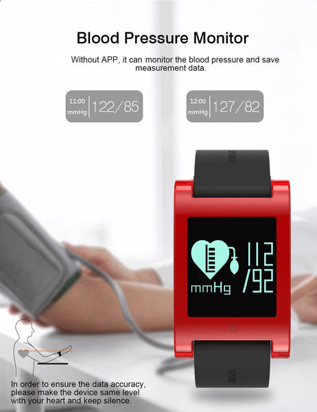New Smart Watch Waterproof Bluetooth Smart Band Heart Rate Blood Pressure Monitor Pedometer for Android IOS