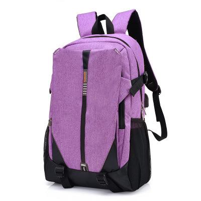 New Ultra Light Canvas External USB Charging Smart Casual Backpack for Travel Daypacking