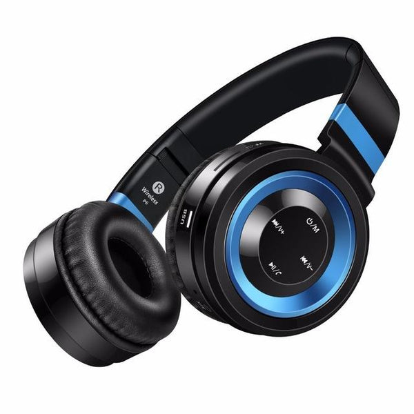 New Studio Bluetooth Headphones Wireless with Microphone Support TF Card FM Radio Stereo Headset