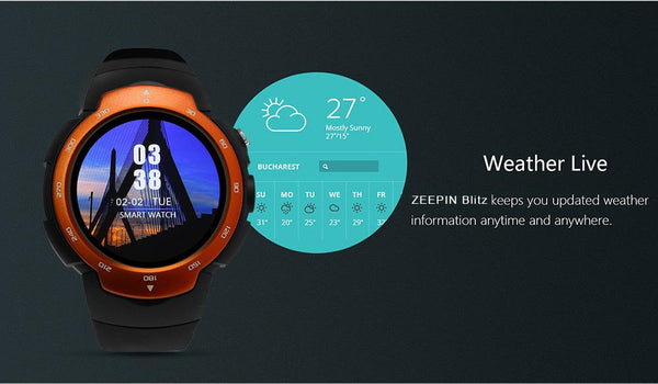 New Intelligent Sports Smart Watch Phone 3G Android 5.1 Camera Waterproof with Email GPS Heart Rate Monitor