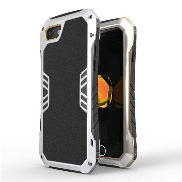New Luxury Cavalier Aluminum Armour Metal Cases with Anti-Knock Back Cover for iPhone 7 / 7 Plus