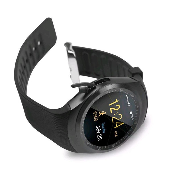 New Simplistic Round Business Smart Watch Support Nano SIM &TF Card with Whatsapp & Facebook for IOS Android