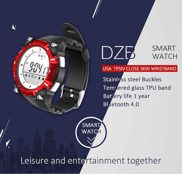 New Bluetooth Waterproof Smart Watch with Temperature Altitude Monitor Stopwatch Sport Activity Tracker