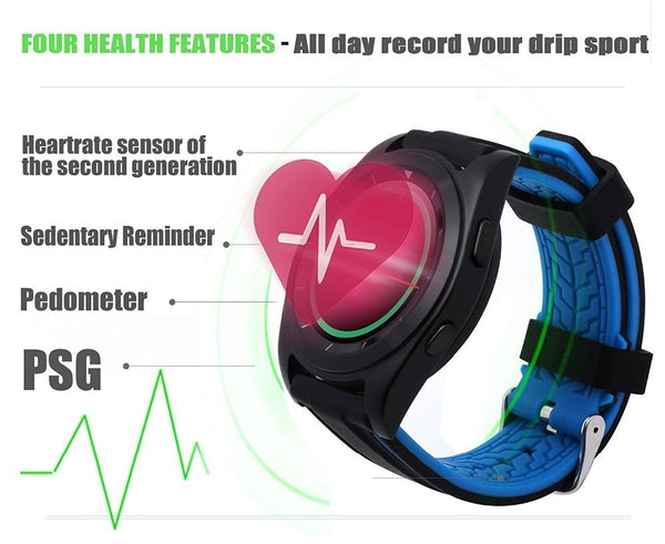 New HD IPS Sport Alloy Smart Watch with Tracker Call Running Heart Rate Monitor for Android IOS