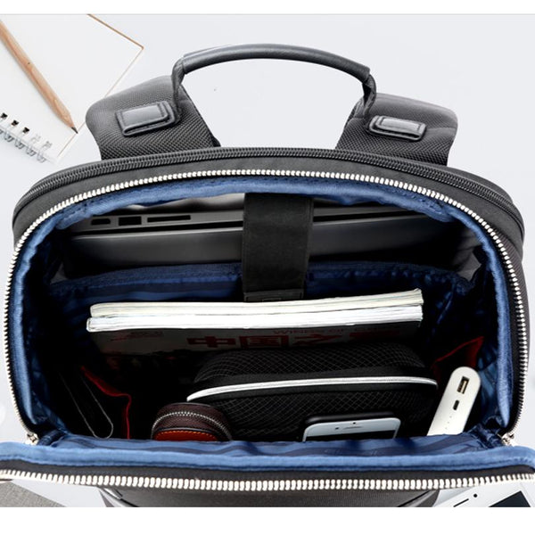 New Traveler Capacity USB External Charge 15.6 Inch Laptop Anti-theft Shoulders Waterproof Backpack