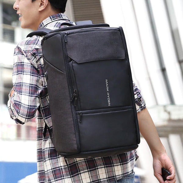 New High Capacity USB Recharging Backpack 180 Degree Travel Bag Fit for 17.3 Inches Laptop New Design Bag