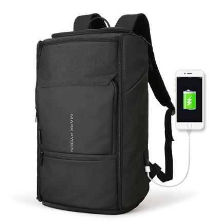 New High Capacity USB Recharging Backpack 180 Degree Travel Bag Fit for 17.3 Inches Laptop New Design Bag