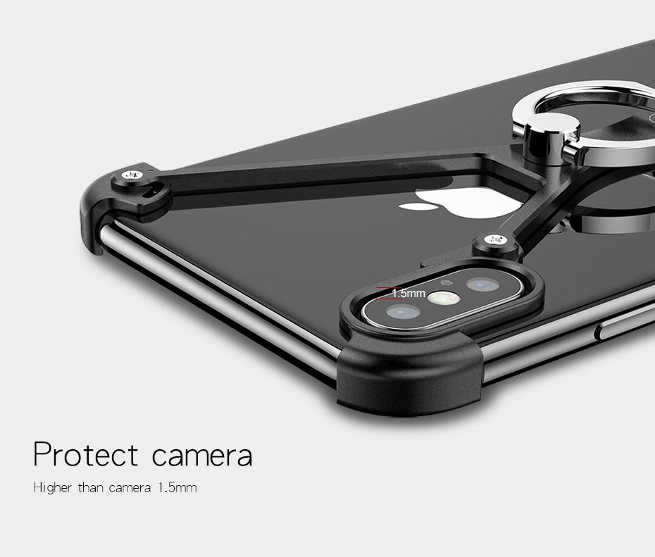 Premium Aluminium X Shape Bumper Frame Case for iPhone 13 Pro – CaseWorld