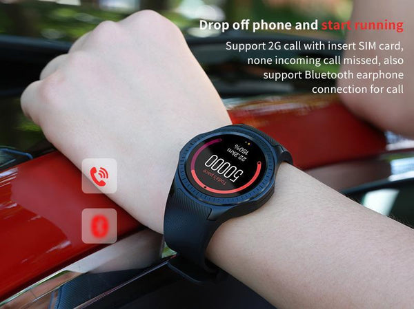 New Pro GPS Sports Smart Watch Bluetooth Smart Band with Heart Rate Monitor Music Player for Android iOS