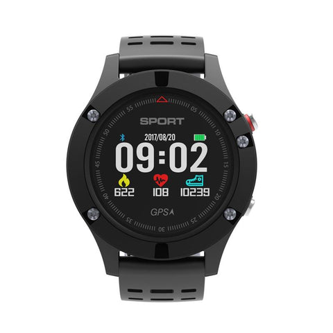 New OLED Real-time Heart Rate Sleep Monitor GPS Multi-Sport Mode Outdoor Altimeter Bluetooth Smart Watch IOS Android