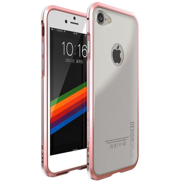 New Luxury Aviation Aluminum Metal PC Cover Bumper Case for iPhone 8 Series