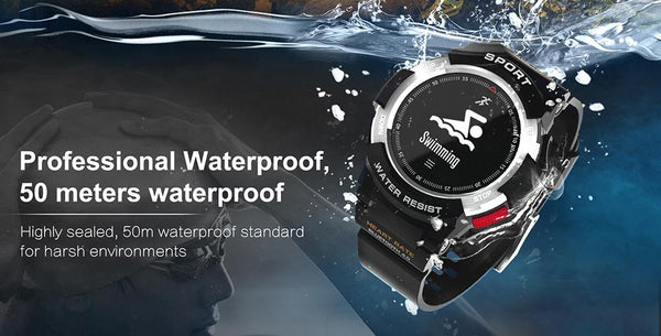 New Rugged Outdoor IP68 Waterproof Sports Smart Watch with Sleep Monitor Remote Camera GPS Watch for IOS & Android