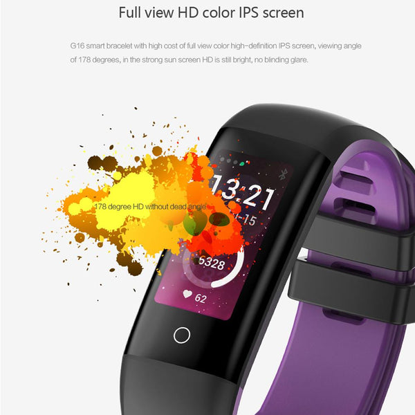 New Smart Slim Wristband IPS Color Screen Heart Rate Monitor Smart Band Fitness Tracker Smart Bracelet with Blood Pressure for iPhone & Android
