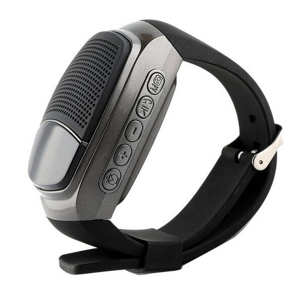 New Bluetooth Speaker Hands-Free Wireless Speakers Smart Watch With FM Radio Time Display