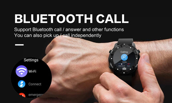 New Super Sport Bluetooth Smartwatch Phone 1.39" Screen Android 5.1 GPS Wristwatch