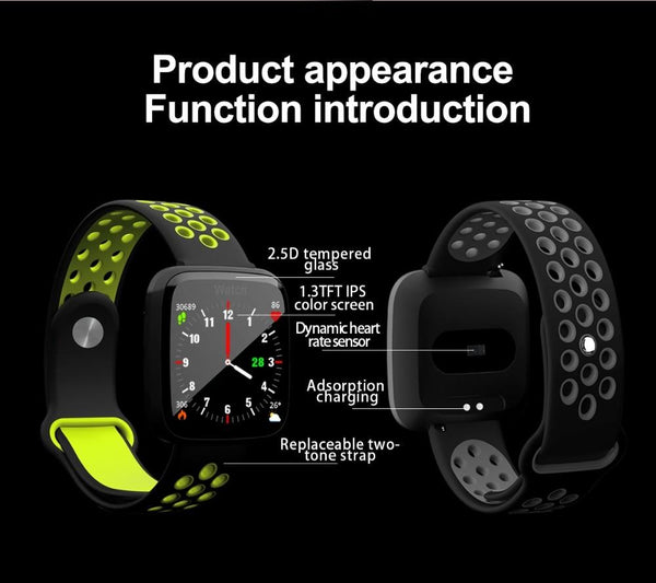 New Smart Watch Sport Waterproof Pedometers Push Message Bluetooth Swimming Smartwatch For iPhone Android