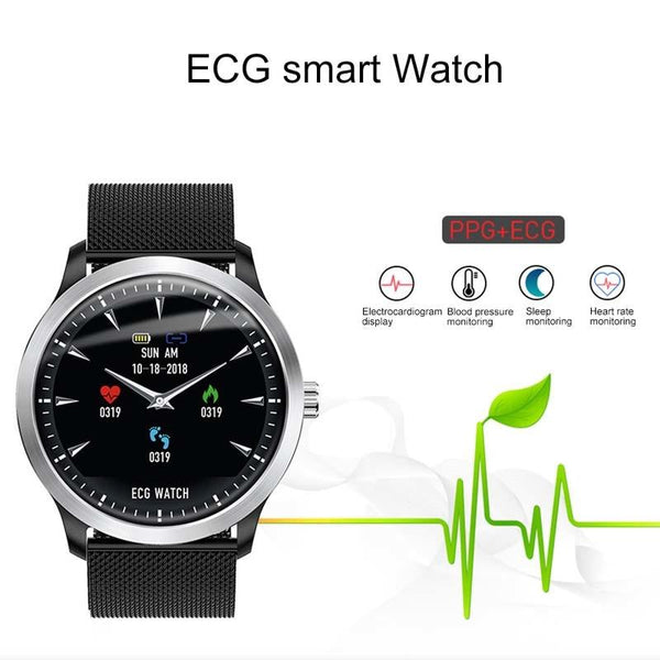 New Smart Watch Electrocardiogram Measurement Smartwatch Heart Rate Fitness Tracker 3D UI Multi-Sport Watch