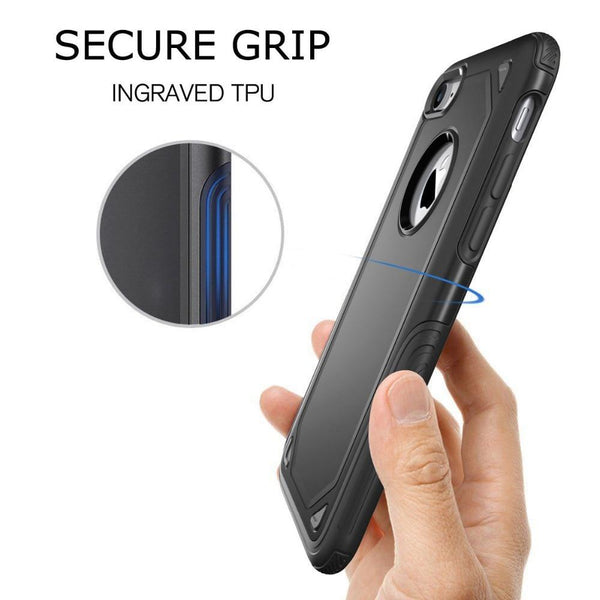 New Military Shockproof Slim Rugged Protective Armor Phone Case For iPhone X XS Max XR 8