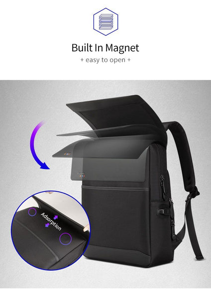 New Smart 15.6 Inch Multifunctional USB Charging Large Capacity Anti-Theft Business Travel Backpack