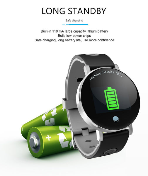New IP68 Waterproof Bluletooth Fitness Tracker TFT Color Screen Smartwatch For Android IOS