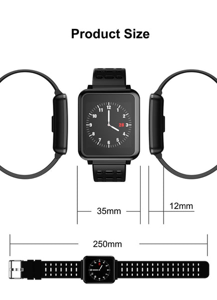 New Smart Watch Heart Rate Monitor Blood Pressure Activity Tracker Bracelet Water-Resistant Sport Band