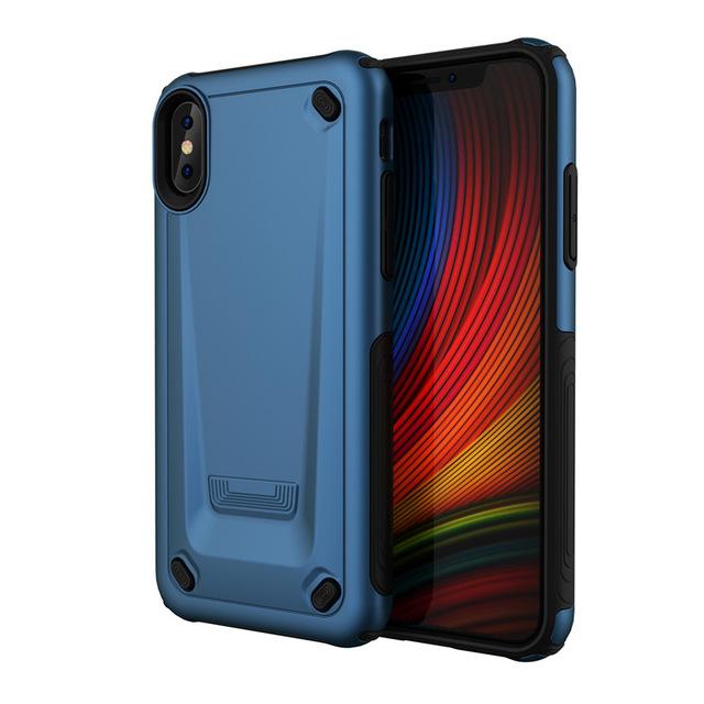 New Hybrid Tough Shockproof Bumper Armor Phone Case For iPhone XS MAX XR X 8 Plus