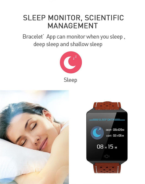 New Smart Watch With Blood Pressure Heart Rate Monitor Sports Fitness Tracker Men Smartwatch For Android iPhones