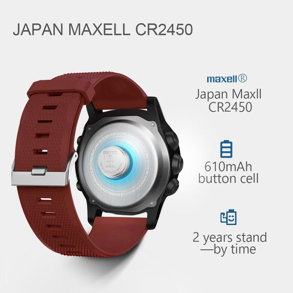 New Professional Sport Smart Watch Men IP68 Waterproof 1.24 Inch Display Smartwatch For Android IOS