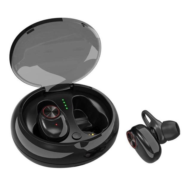 New TWS Earphone Waterproof Bluetooth 5.0 Headset Mini TWS Twins V5 Wireless Earphone In-Ear Sport Stereo Earbuds