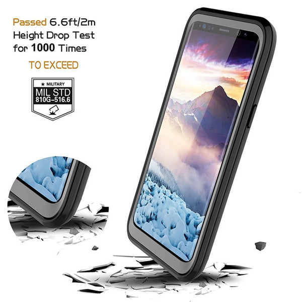 New Shockproof Full-Body Rugged Case Cover With Built-in Screen Protector For Samsung Galaxy S9 Note 9 Series