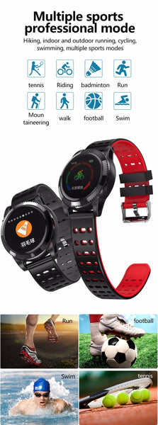 New Smart Watch 1.3'' Round Color Screen Multi-Dial Music Control Heart Rate Monitor Smartwatch For Android & iPhones