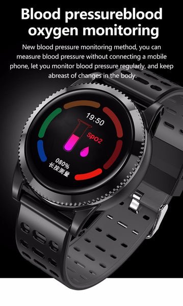 New Smart Watch 1.3'' Round Color Screen Multi-Dial Music Control Heart Rate Monitor Smartwatch For Android & iPhones