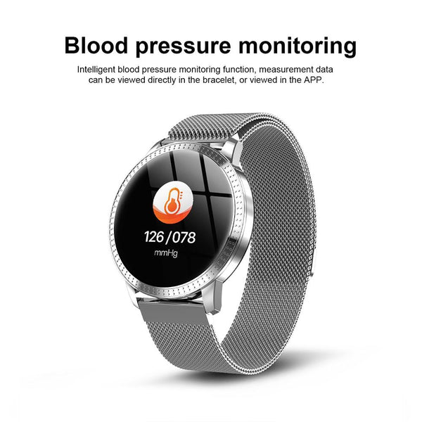 New Luxury Women's Smart Watch Heart Rate Blood Pressure Monitor Smartwatch Fitness Tracker For Android IOS