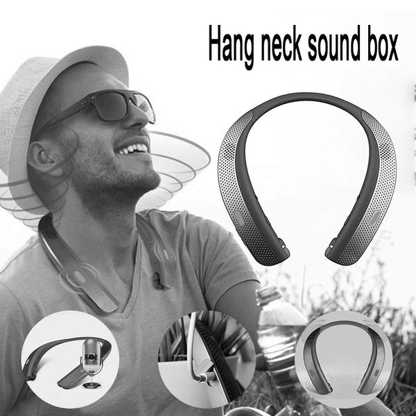 New Creative Neck Hanging Portable Bluetooth Wireless Speaker For Running Travel Exercise