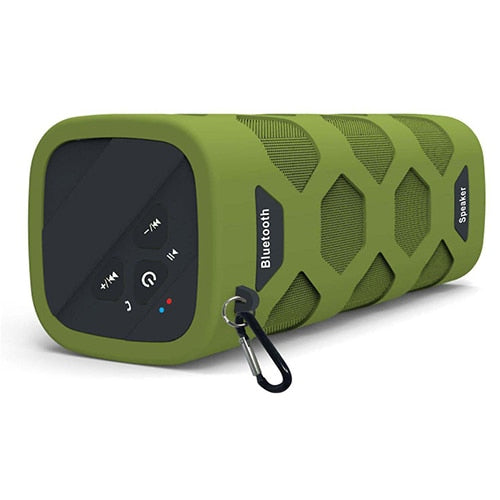 New NFC Wireless Bluetooth Waterproof Portable Outdoor Mini Stereo Column Speaker With Powerbank