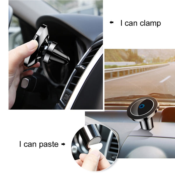 New Magnetic Wireless Car Charger Holder For Compatible iPhone Samsung Smartphones