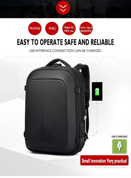 New Smart Business Multifunctional USB Charging Laptop Backpack Water-Repellent Travel School Bag