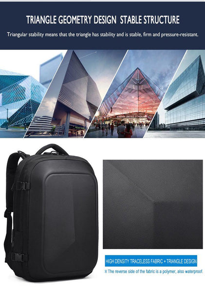 New Smart Business Multifunctional USB Charging Laptop Backpack Water-Repellent Travel School Bag