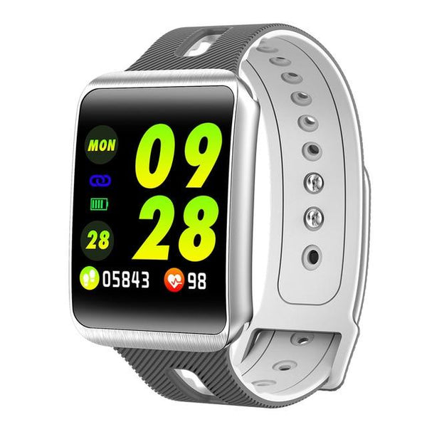 New IP67 Heart Rate Blood Pressure Monitoring Touch Screen Smart Bracelet Fitness Tracker Smartwatch For iPhone Android